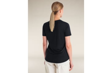 Image of Icebreaker Merino Blend 125 Cool-Lite Sphere SS T-Shirt - Womens, Black, Extra Small, IB0A56ZO001XS