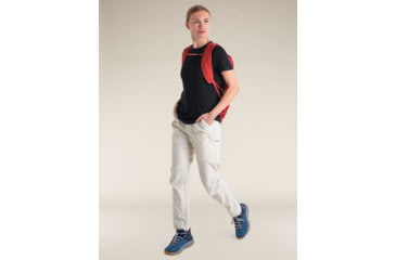 Image of Icebreaker Merino Blend 125 Cool-Lite Sphere SS T-Shirt - Womens, Black, Extra Small, IB0A56ZO001XS
