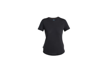Image of Icebreaker Merino Blend 125 Cool-Lite Sphere SS T-Shirt - Womens, Black, Extra Small, IB0A56ZO001XS