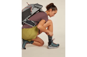 Image of Icebreaker Merino Hike+ Light Crew Socks - Men's, Black/Obsidian, Medium, IB0A578O0FBM