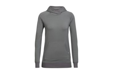 Image of Icebreaker Mira Pullover Hoody, Metal, L, 104094001L