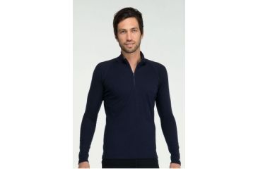 Image of Icebreaker Mondo Long Sleeve Half Zip 200 - Men's-X-Large-Admiral