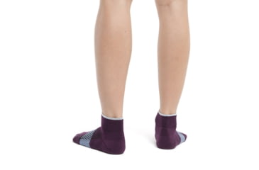 Image of Icebreaker Multisport Light Mini Socks - Womens, Nightshade/Snow/Kyanite, Small, IB105127982S