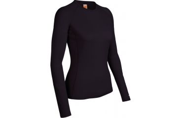 Image of Icebreaker Oasis Long Sleeve Crewe 200 Clearance - Women's- Black M