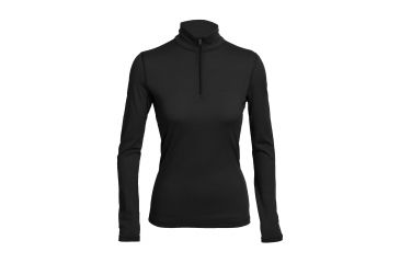 Image of Icebreaker Oasis Long Sleeve Half Zip, Black, XL, 100515001XL