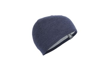 Image of Icebreaker Pocket Hat - Unisex-Fathom Heather/Blizzard Heather-One Size