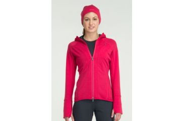 Image of Icebreaker Quantum Long Sleeve Zip Hood - Women's-Cherub-Large