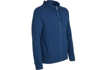 Image of Icebreaker Quattro Long Sleeve Hood - Men's-Largo-Small