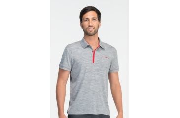 Image of Icebreaker Quattro Short Sleeve Polo Clearance - Men's-Metro-X-Large