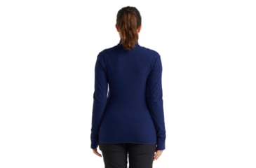 Image of Icebreaker RealFleece Descender Long Sleeve Zip Jacket - Womens, Royal Navy, Small, IB103900466S