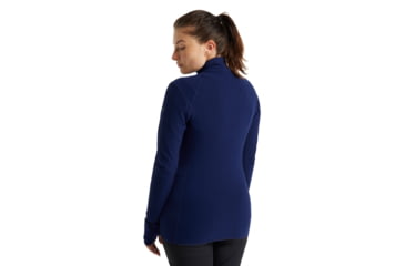 Image of Icebreaker RealFleece Descender Long Sleeve Zip Jacket - Womens, Royal Navy, Small, IB103900466S