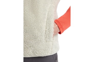 Image of Icebreaker RealFleece Merino High Pile Vest - Mens, Ecru Heather/Snow, 2XL, IB0A56NZ227XXL