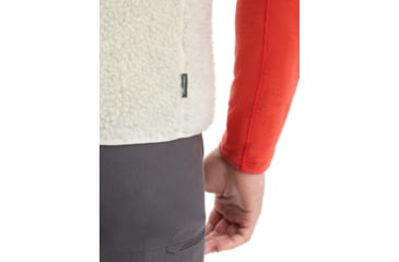 Image of Icebreaker RealFleece Merino High Pile Vest - Mens, Ecru Heather/Snow, 2XL, IB0A56NZ227XXL