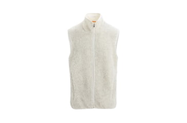 Image of Icebreaker RealFleece Merino High Pile Vest - Mens, Ecru Heather/Snow, 2XL, IB0A56NZ227XXL