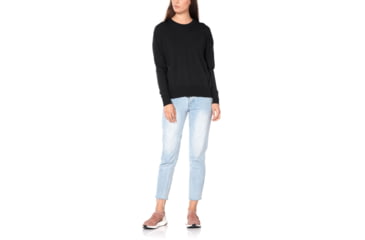 Image of Icebreaker Shearer Crewe Sweater - Womens, Black, Large, 104822001L