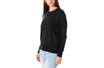 Image of Icebreaker Shearer Crewe Sweater - Womens, Black, Large, 104822001L
