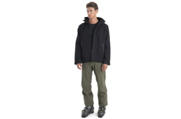Image of Icebreaker Shell+ Peak Hooded Jacket - Mens, Black, Small, IB0A56QB001S