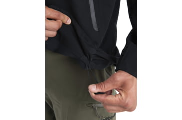 Image of Icebreaker Shell+ Peak Hooded Jacket - Mens, Black, Small, IB0A56QB001S