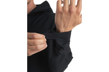 Image of Icebreaker Shell+ Peak Hooded Jacket - Mens, Black, Small, IB0A56QB001S