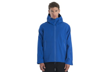 Image of Icebreaker Shell+ Peak Hooded Jacket - Mens, Lazurite, 2XL, IB0A56QB580XXL