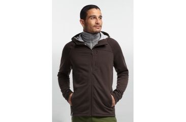 Image of Icebreaker Sierra+ Hood Jacket - Men's-Walnut-Small