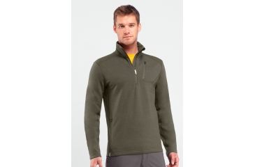 Image of Icebreaker Sierra Long Sleeve Half Zip Jacket - Men's-Cargo-Large