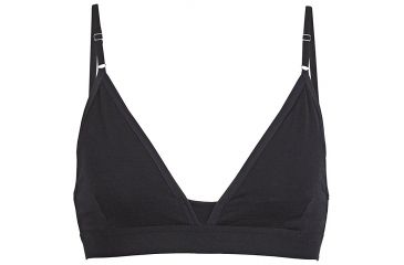 Image of Icebreaker Siren Bra - Women's-Black/Black-Small