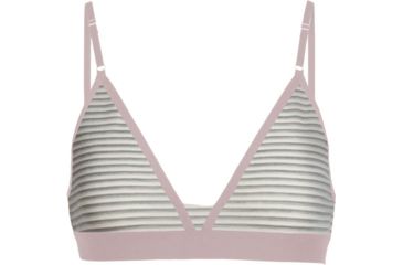 Image of Icebreaker Siren Bra - Women's-Stripe Glow/Seaglass Heather-X-Small