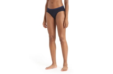 Image of Icebreaker Siren Hipkini Briefs - Womens, Midnight Navy, Large, IB104704401L