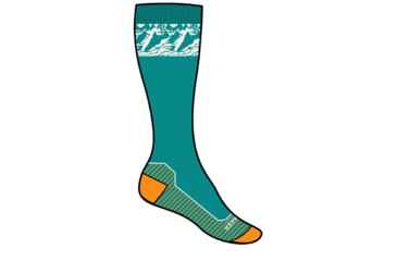Image of Icebreaker Ski+ Light Over The Calf Alps 3D Socks - Women's, Electron Pink/Earth/Snow, Large, IB0A56GG967L