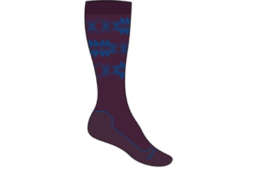 Image of Icebreaker Ski+ Light Over The Calf Socks Ski Heritage Socks - Men's, Nightshade/Lazurite, Small, IB105179922S
