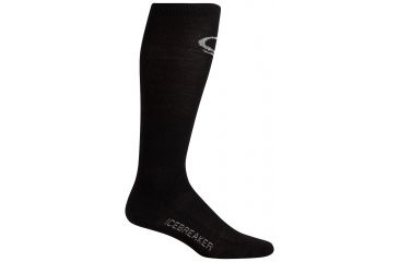 Image of Icebreaker Ski Liner Over The Calf - Mens-Black-Large