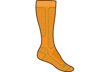 Image of Icebreaker Ski+ Medium Over The Calf Alpine Geo - Women's, Solar/Flux Green, Small, IB0A56GF896S