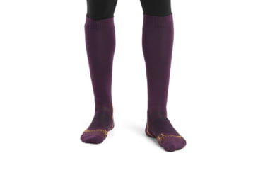 Image of Icebreaker Ski+ Ultralight Over The Calf Socks - Mens, Nightshade/Earth/Solar, Extra Large, IB104878921XL