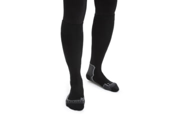 Image of Icebreaker Ski+ Ultralight Over The Calf Socks - Women's, Black, Small, IB104784001S