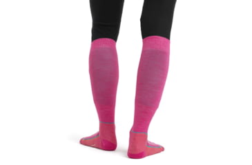 Image of Icebreaker Ski+ Ultralight Over The Calf Socks - Women's, Tempo/Flux Green/Earth, Large, IB104784956L