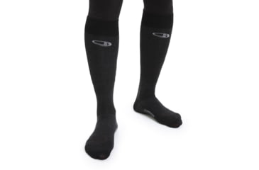 Image of Icebreaker Snow Liner Over The Calf Socks - Womens, Black, Large, IB103941001L