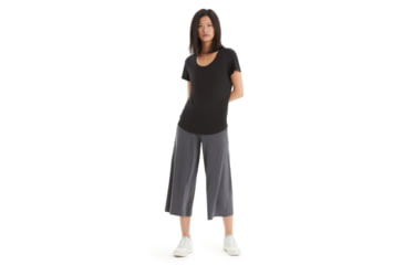 Image of Icebreaker Sphere II Short Sleeve Scoop T-Shirt - Womens, Black, Large, IB0A56EY001L