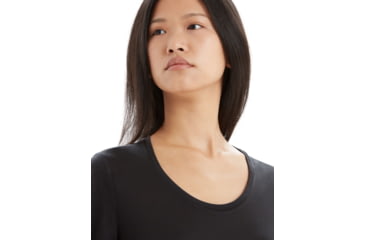 Image of Icebreaker Sphere II Short Sleeve Scoop T-Shirt - Womens, Black, Large, IB0A56EY001L