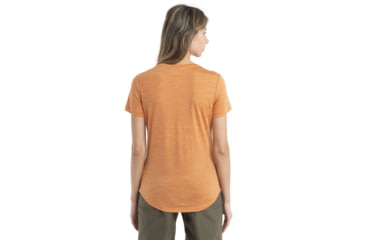 Image of Icebreaker Sphere II Short Sleeve Scoop T-Shirt - Womens, Earth Heather, Large, IB0A56EY875L
