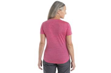 Image of Icebreaker Sphere II Short Sleeve Scoop T-Shirt - Women's, Tempo Heather, Large, IB0A56EY943L