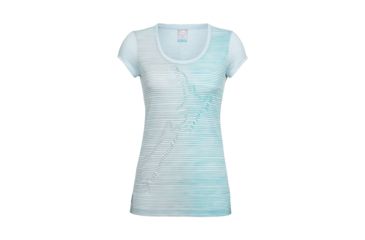 Image of Icebreaker Sphere Short Sleeve Scoop Cool Relief, Dew Hthr, L, 104165401L