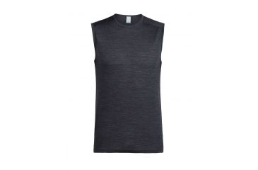 Image of Icebreaker Sphere Tank, Black Hthr, M, 103607002M