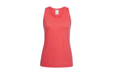 Image of Icebreaker Cool-Lite Sphere Tank - Women's, Poppy Red Heather, Extra Small, 104088601XS