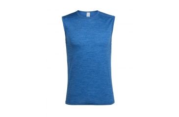 Image of Icebreaker Sphere Tank, Sea Blue Hthr, 3XL, 103607402XXXL