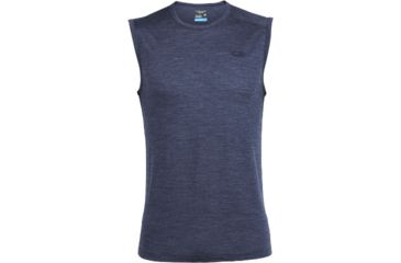 Image of Icebreaker Sphere Tank Top - Men's -Admiral Heather-Large