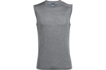 Image of Icebreaker Sphere Tank Top - Men's -Gritstone Heather-X-Large