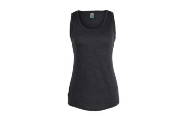 Image of Icebreaker Cool-Lite Sphere Tank - Women's, Black Heather, Medium, 104678001M