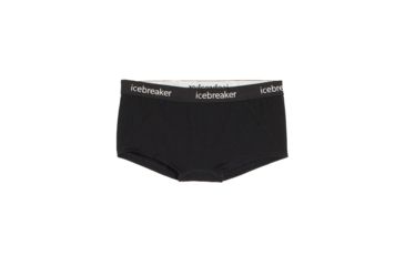 Image of Icebreaker Sprite Hot Pants - Women's, Black, Extra Large, IB103023001XL