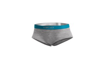 Image of Icebreaker Sprite Hot Pants - Women's, Metro Heather/Alpine, Large, 102113005L